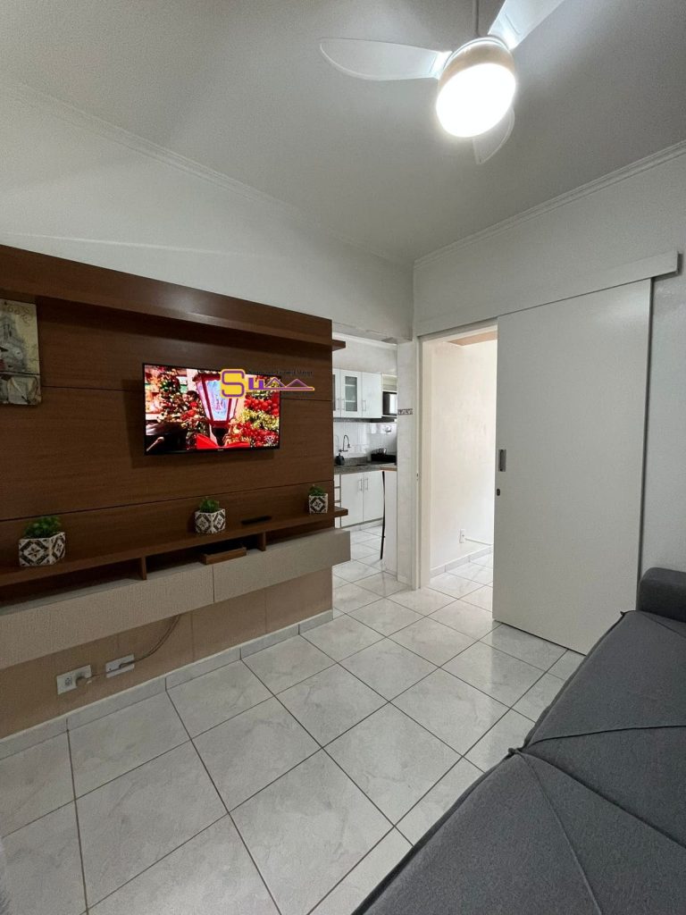 Apartamento Um dormitório Alugar Canto do Forte em Praia Grande